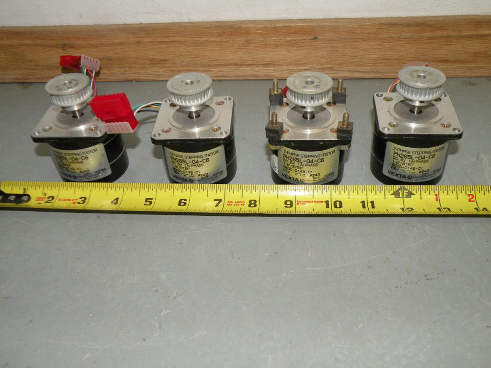 (1) Vexta PH265L-04 -C6 2-Phase Stepping Motor 5VDC 1A/Phase 1.8°/Step