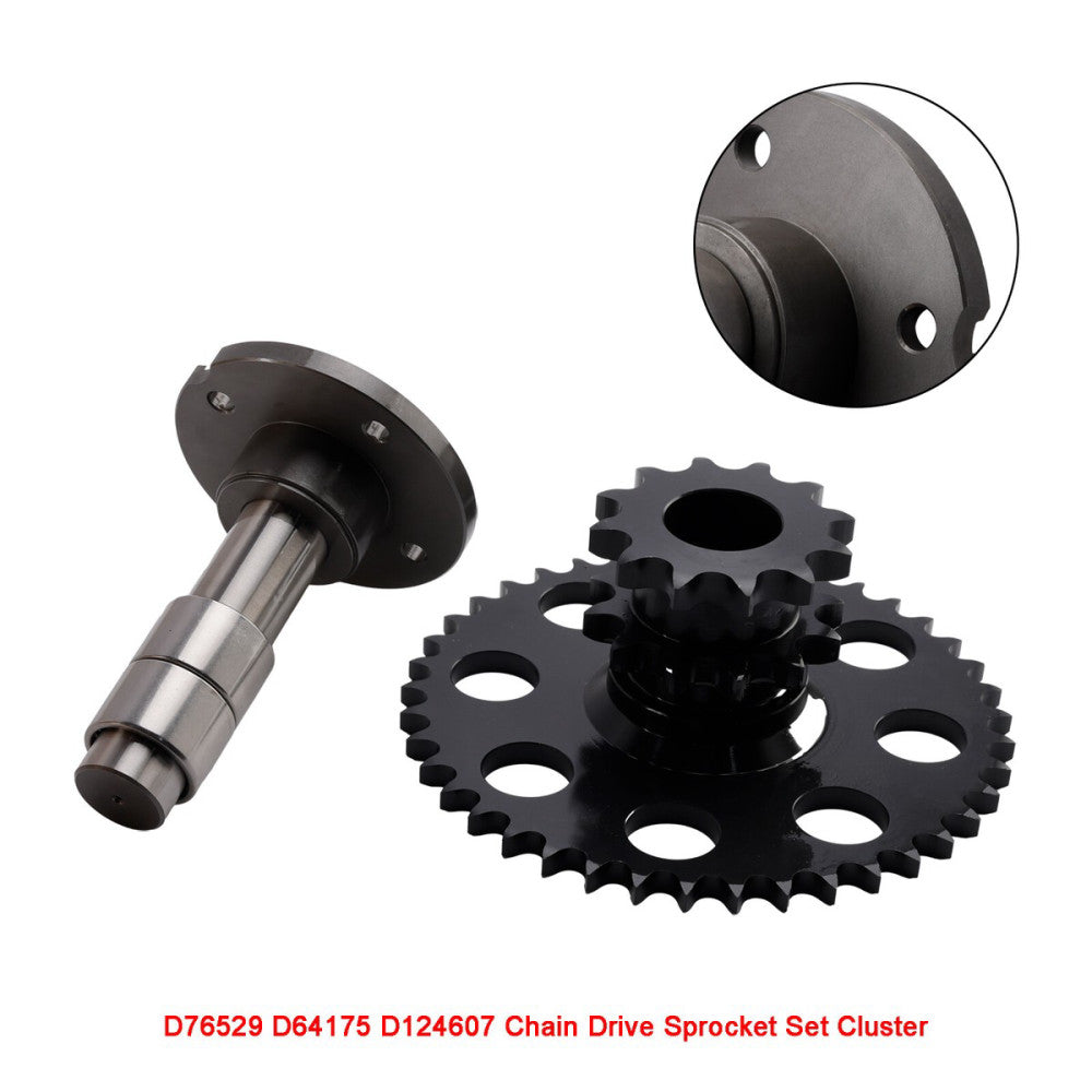 Chain Drive Sprocket Set Cluster D76529 D64175 D124607 For Case 1845C Skid Steer