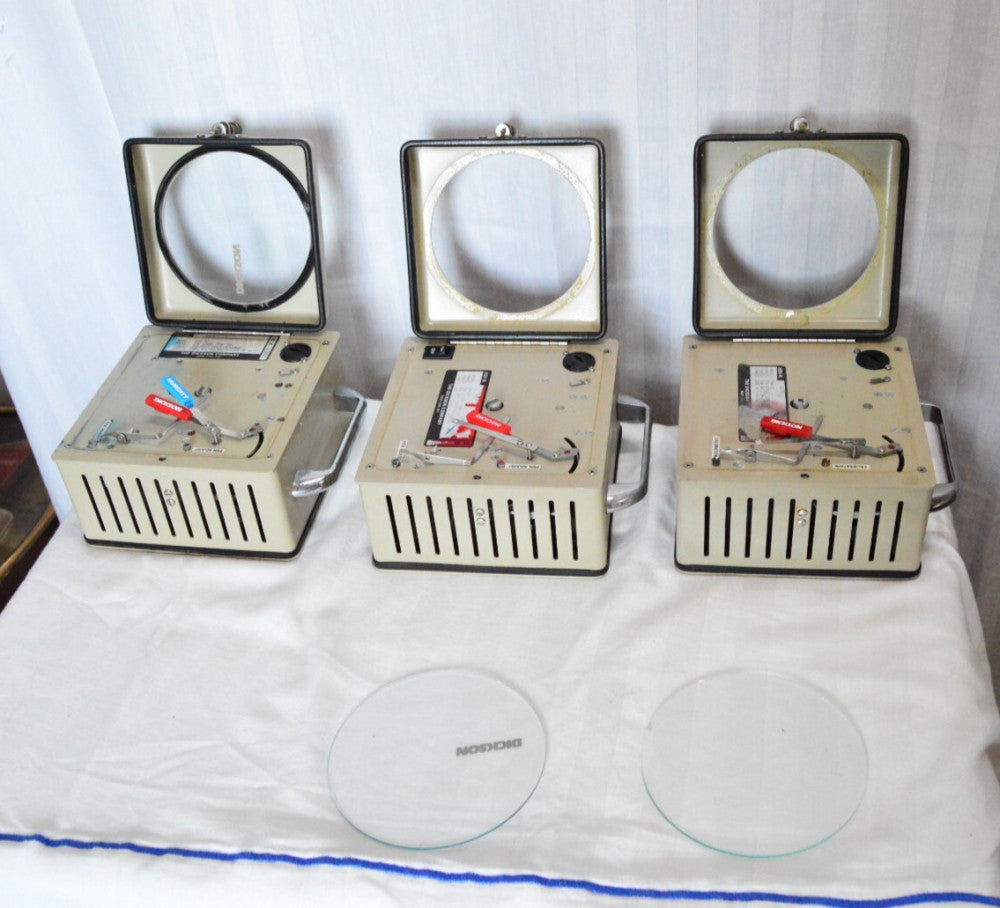 Lot 3 Dickson Temperature Chart Recorders TH4-7C (2) 7 TH4-7F (1) Parts/Repair