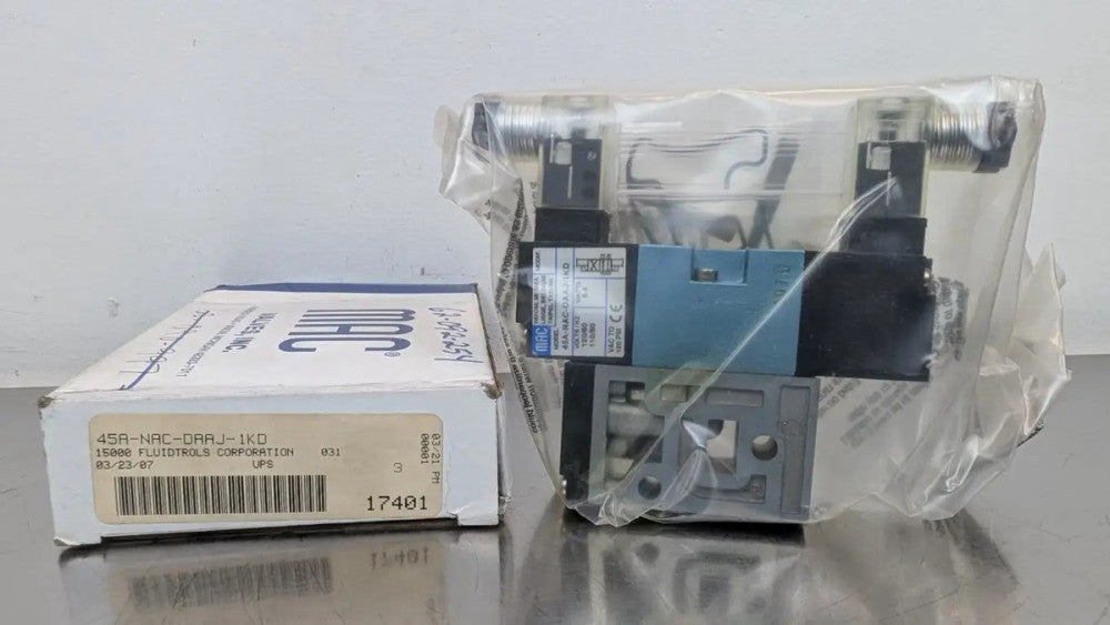 MAC 45A-NAC-DAAJ-1KD Solenoid Valve 120PSI 110/120VAC 5.4W