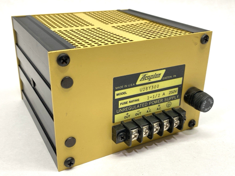 Acopian U28Y300 Unregulated Power Supply 1-1/2A 250V