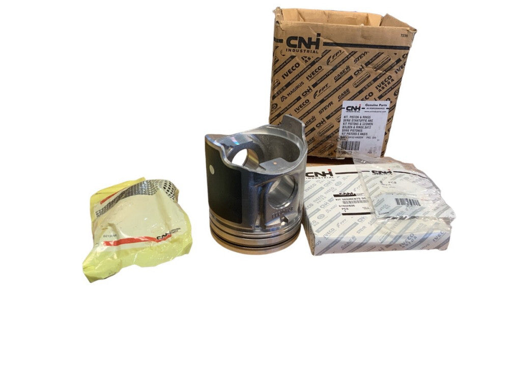 CNH Piston and Rings - Standard Single Cylinder fits  TS90 8260 87802372