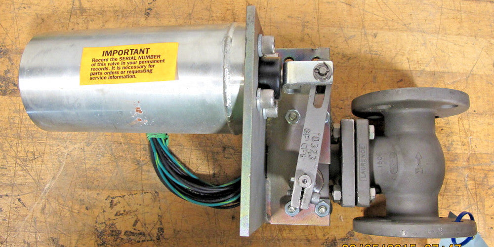 1” Hasteloy Gate Valve & Actuator 120VAC Leslie 168 PSI [B2S5]