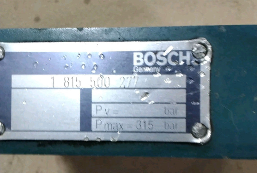 BOSCH Valve 1 815 500 277 Used Z22