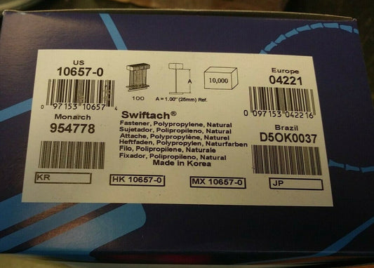 (1 BOX OF 100) AVERY DENNISON 10657-0