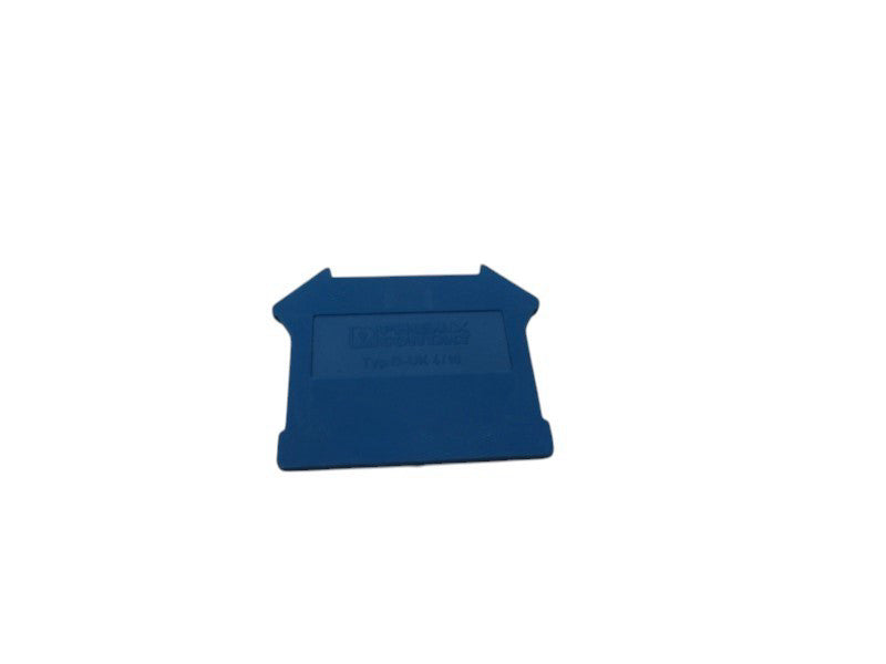 PHOENIX CONTACT D-UK4/10BU TERMINAL END PLATE  NSNP