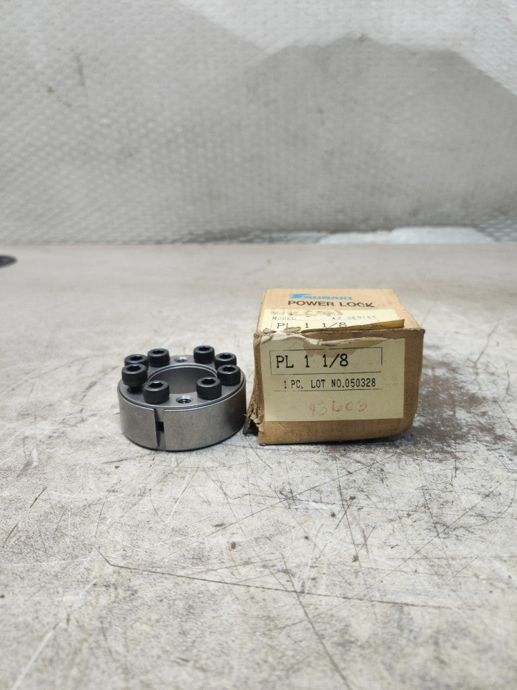 NEW IN BOX TSUBAKI BUSHING POWER LOCK KEYLESS BUSHING PL 1-1/8''