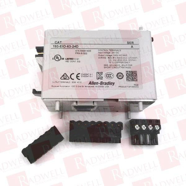 ALLEN BRADLEY 193-EIO-63-24D / 193EIO6324D (USED)
