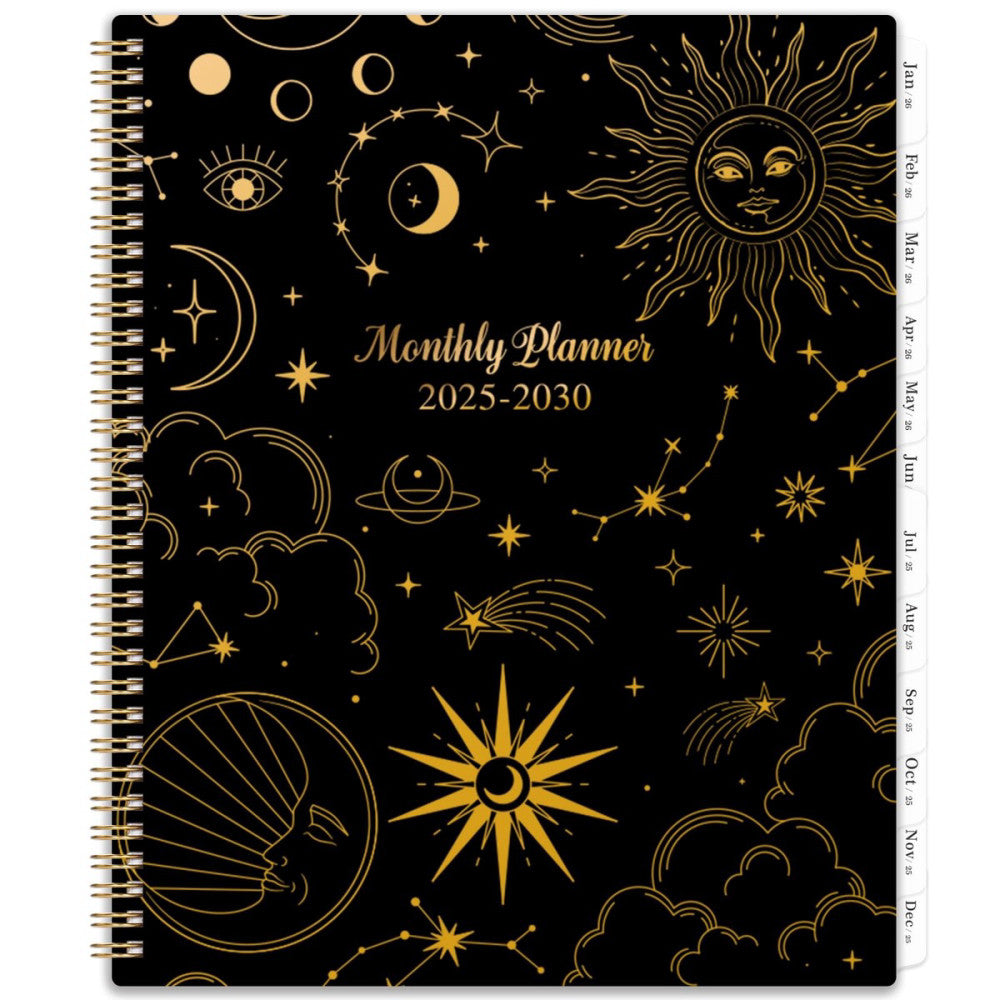 2025-2030 Monthly Planner/Calendar - 5 Year Monthly Planner 2025-2030 from JU