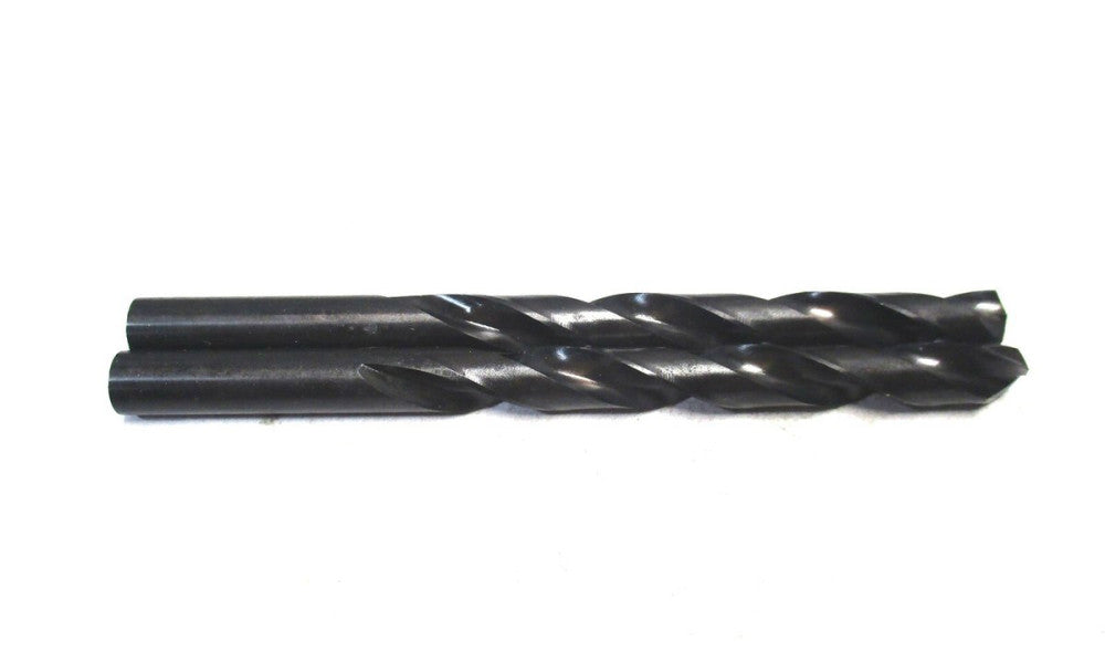 MADE IN USA 11/32 x 3-7/16 x 4-3/4 135° RH HSS Split Point Jobber Drill - 2 QTY