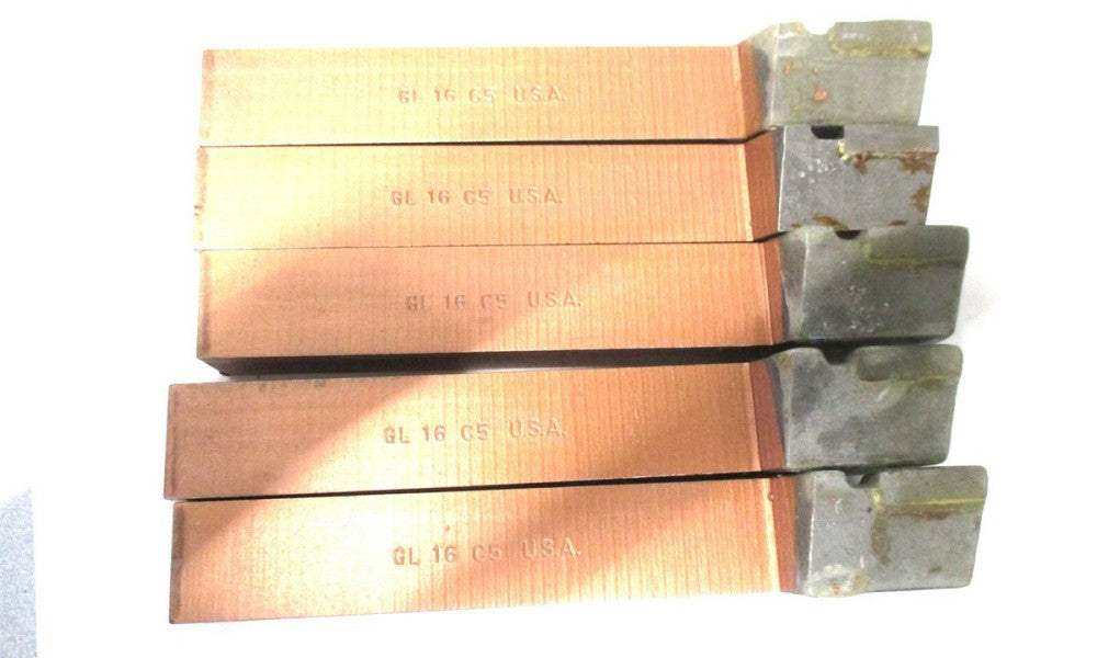ACT (GL-16) 1" x 1" x 7" GL C5 Carbide Side Cutting Offset Tool Bit - 5 QTY