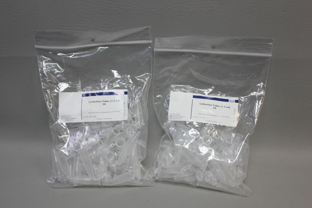 100- Qiagen 1.5mL Polypropylene Collection Tubes #1017981
