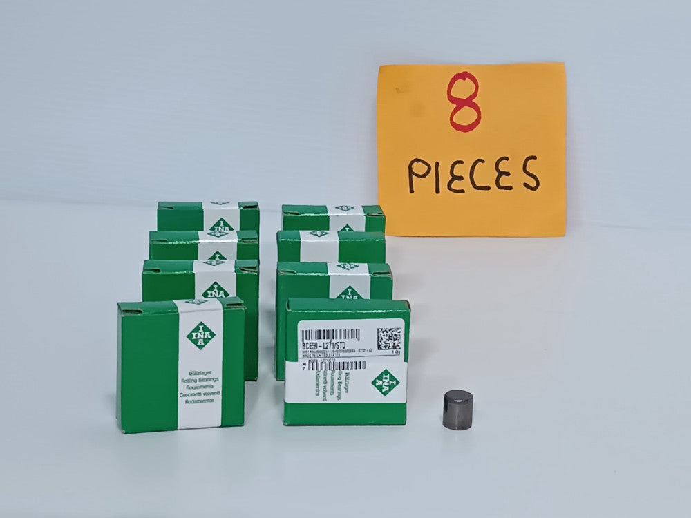 Lot of 8 INA BCE59-L271/STD Closed End Drawn Cup Needle Roller Bearing