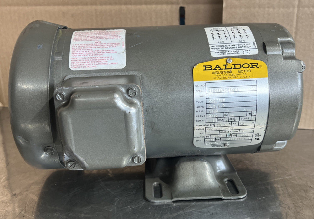 Baldor 1 HP 3 Ph Pump Motor Nos Surplus No Original Box