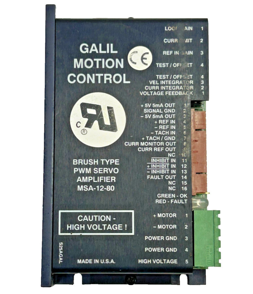 GALIL MOTION CONTROL, MSA-12-80, 12006-0053, 25A8E-GAL