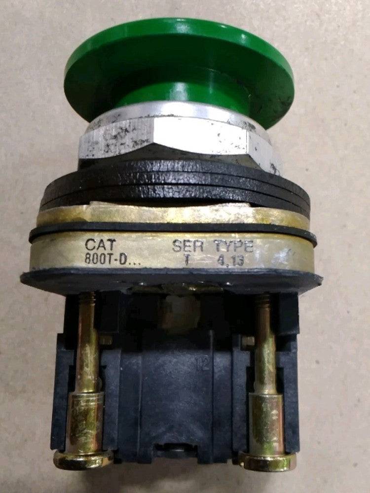 Allen Bradley 800T-D... Green Momentary Push Button Ser T 800TD Z56