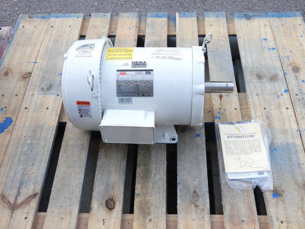 Dayton 10 HP Washdown Motor 3-PHASE 1760 rpm 230/460V 60 HZ 1.3750 Shaft 5XAV3BH