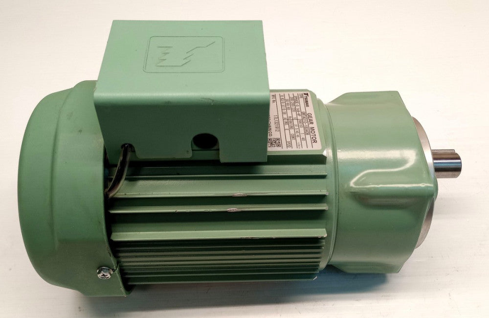 Tsubaki GMTA010-18U40B Gear Motor 3 Phase 40:1 Ratio 18mm Keyed Shaft