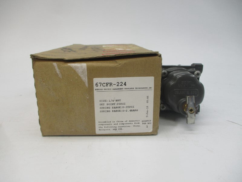 FISHER 67CFR-224 0-35PSI 1/4" NSMP