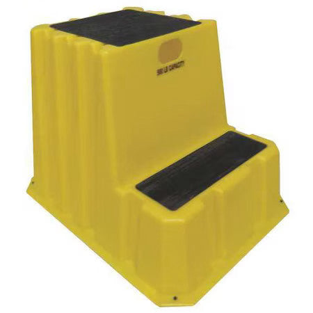 Dpi Ntxst-2-14 Step Stand, 2 Steps, 500 Lb Load Capacity, 24 In Overall Height,