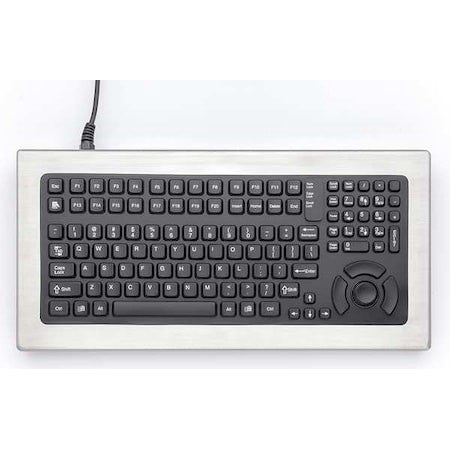Ikey Dt-5K-Fsr-Usb Stainless Rugged Keyboard With Fsr
