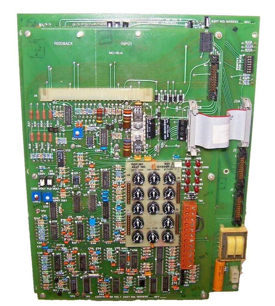 FINCOR MOTOR SPEED CONTROL POT BOARD 1052020 1048609 1052023