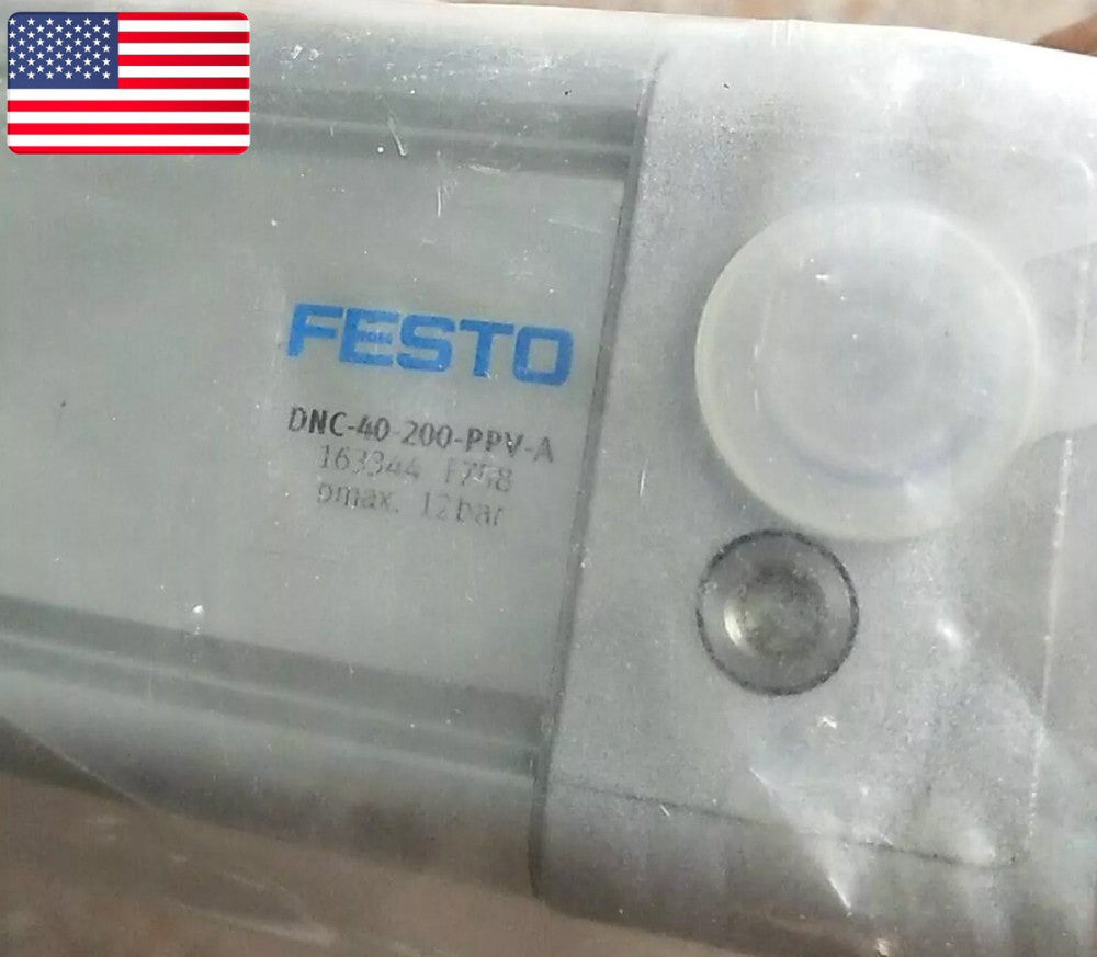 One Brand New Festo DNC-40-200-PPV-A Double Acting Standard Cylinder - US Stock