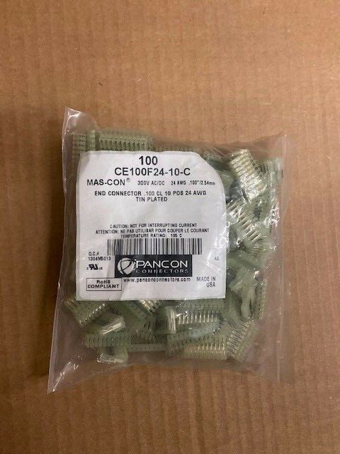 (100 Pack) Pancon CE100F24-10-C Conn IDC Connector F 10 POS 2.54mm IDT RA 