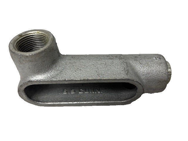 CROUSE-HINDS 3/4" CONDUIT BODY TYPE LL27 MALLEABLE IRON