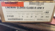 NEW! Salisbury 11" Linesman Glove E011R/10H, Class 0, Size 10H, 11", RED