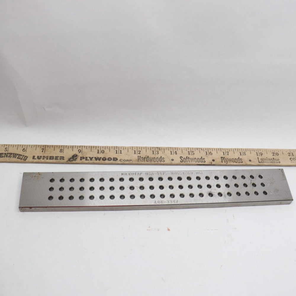 Microtap Taping Torque Test System 69 Holes 14" X 2" X 1/2"