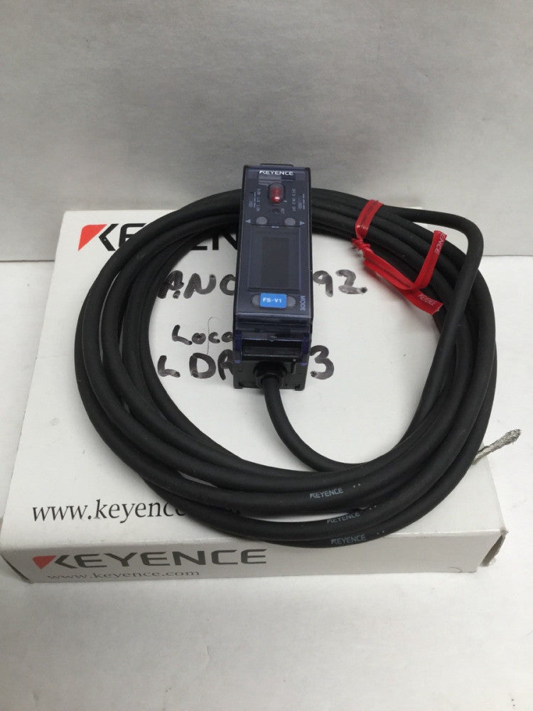 Keyence FS-V1 Fiber Amplifier Manual Calibration Fiber Optic Sensor FS-V/T/M Ser