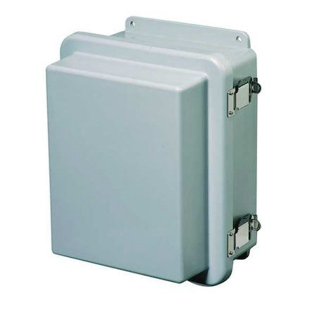Wiegmann Hw-Rhj161407chqr Padlockable Hasp Electrical Enclosures, 15.60 In H,