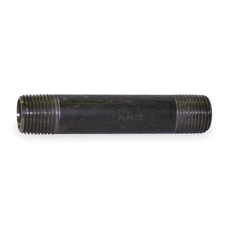 Beck 0332622208 3/4" X 10" Black Pipe Nipple Sch 80