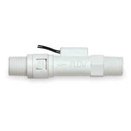 Gems Sensors Fs-380P, 197082 3/8" Mnpt Spst No Liquid Flow Switch 0.5 Gpm
