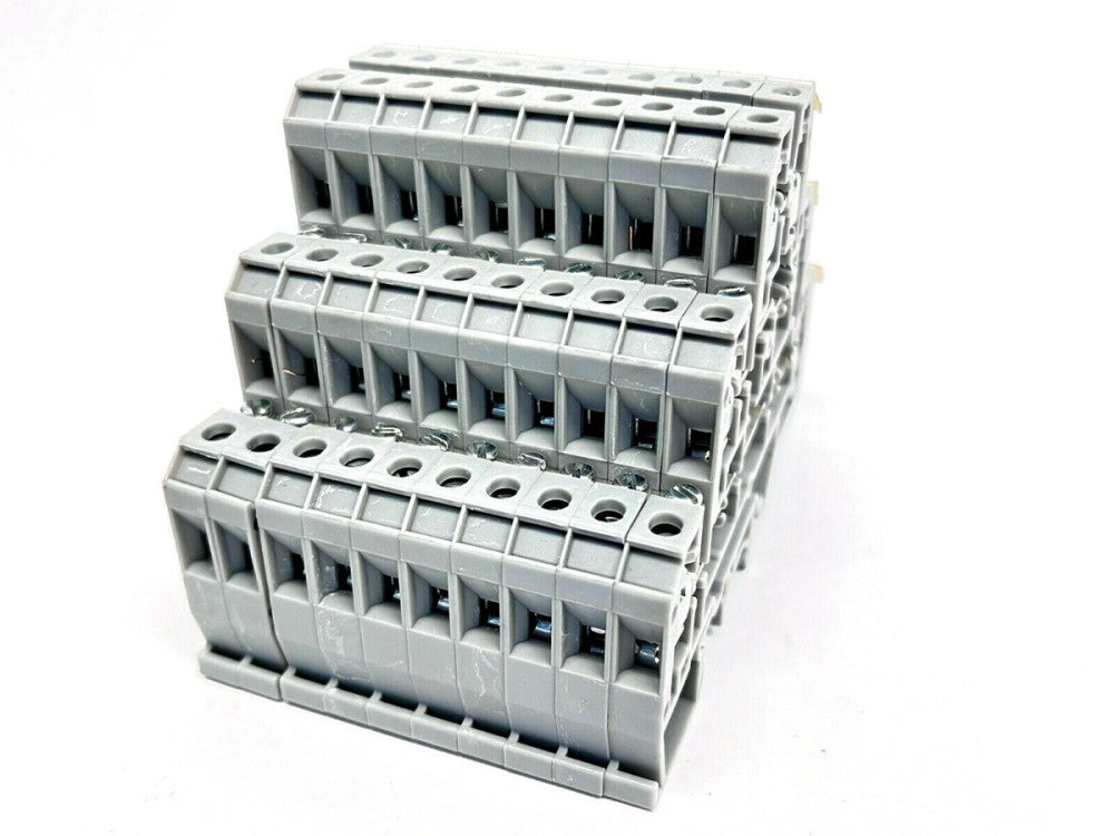 Connectwell CTL2.5U Three Level Feed Through Terminal Blocks LOT OF 10