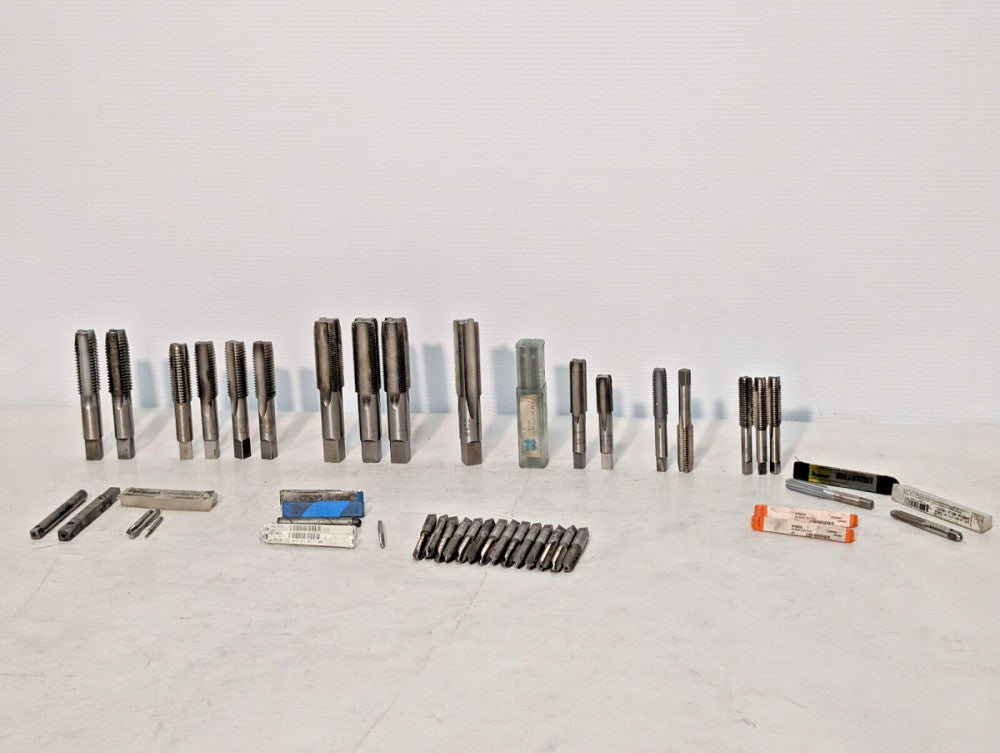 Lot of 40+: Asstd Industrial Taps Tools: Morse, Regal, Hertel, Cleveland, More