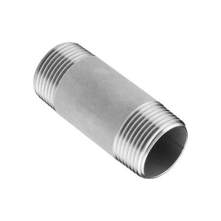 Zoro Select T4bna32 Nipple,150 Psi,Ss,6 1/2