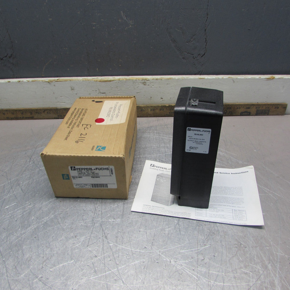 Pepperl + Fuchs FE-MLS8C , PHOTOELECTRIC SENSOR , 120V, NEW IN BOX!  MAKE OFFER!