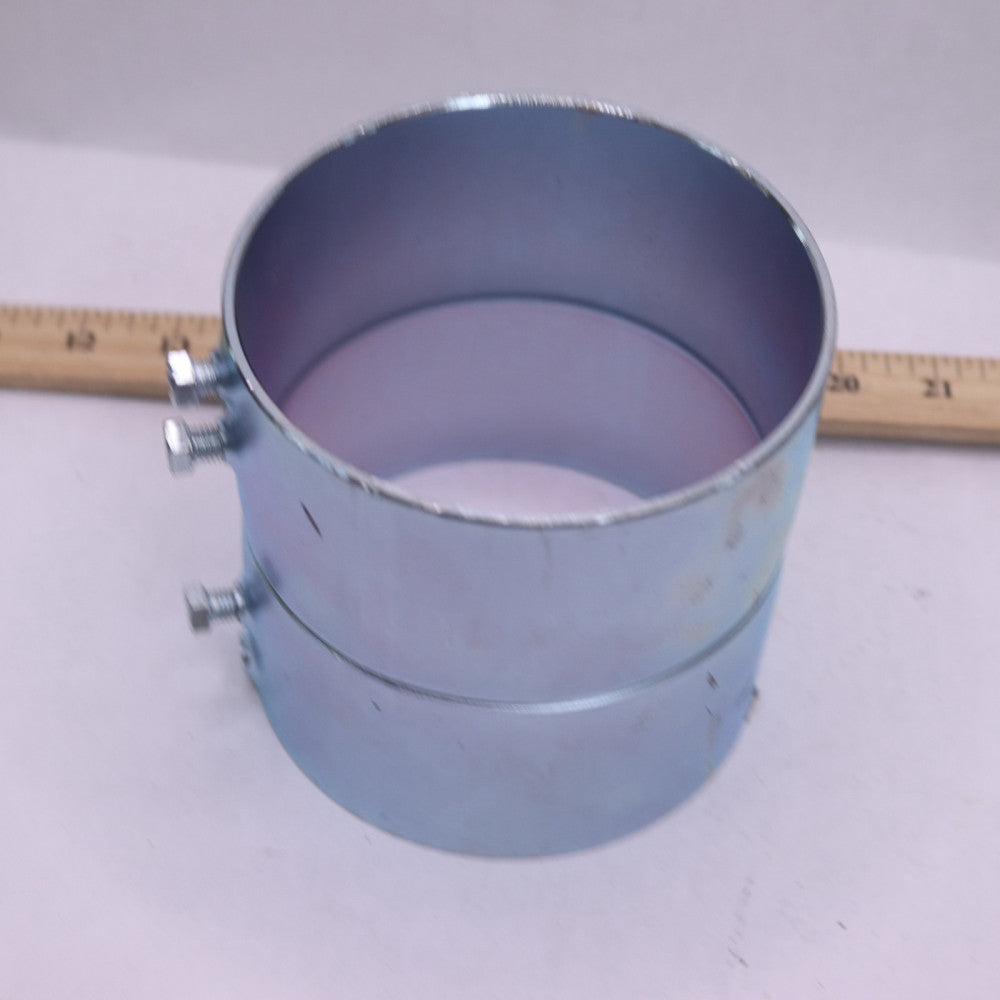 Set Screw Type Coupling for EMT IMC & Rigid 4" - Missing 1 Screw