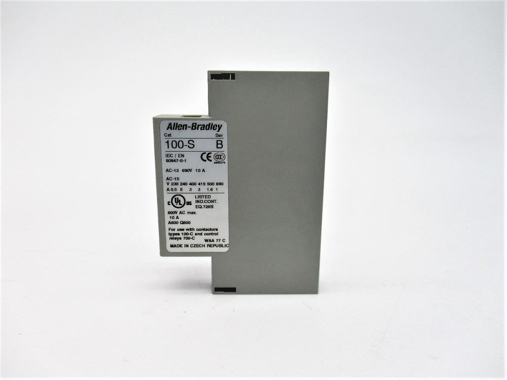 ALLEN BRADLEY 100-SA02 SER. B 600VAC 10A NSNP