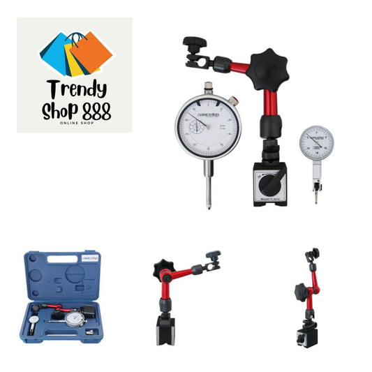 0-1'' x 0.001'' Dial Indicator with 30kg Magnetic Base - Ultimate Tool Combo