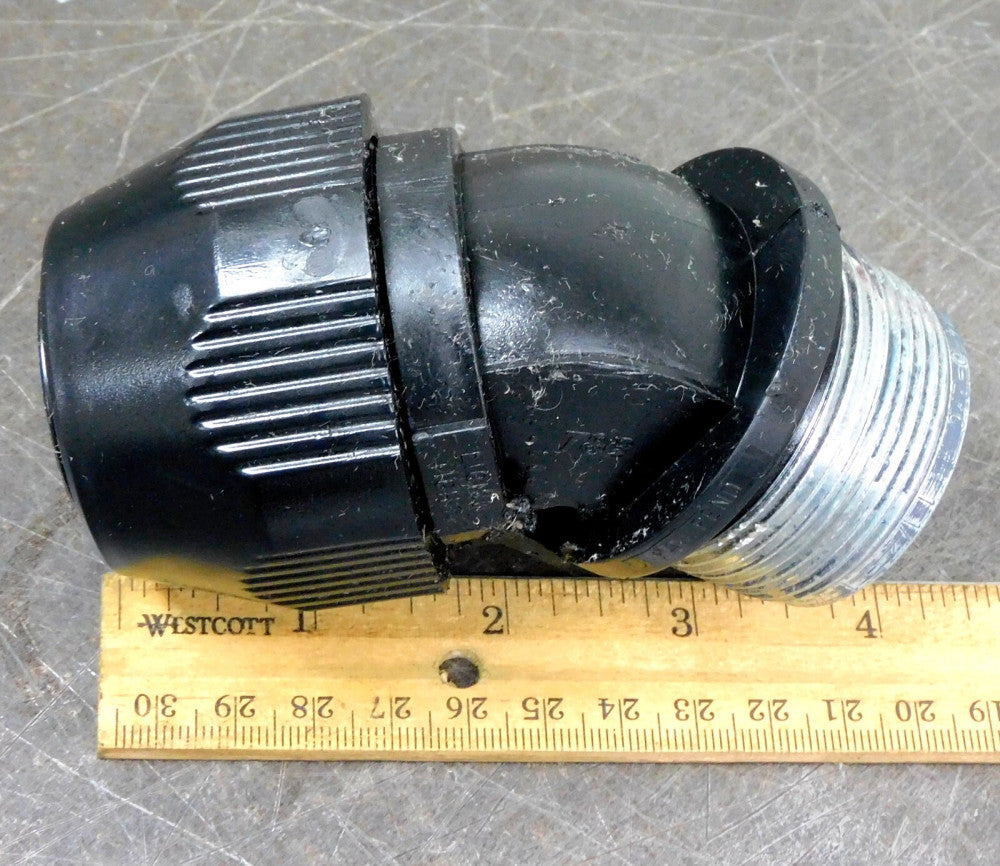Thomas & Betts - LT4150P Liquidtight Bullet Connector 1-1/2" NPT 45°