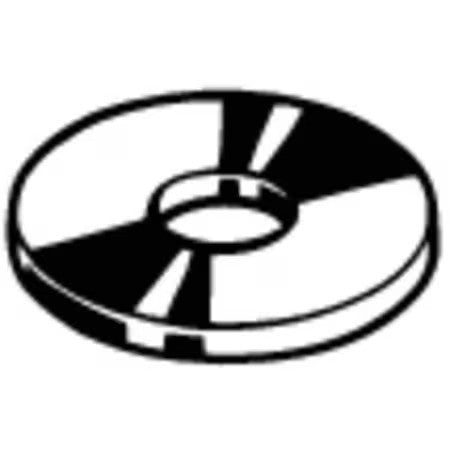 Zoro Select M38400.100.0030 Flat Washer, For Screw Size M10 ,Steel Zinc Plated