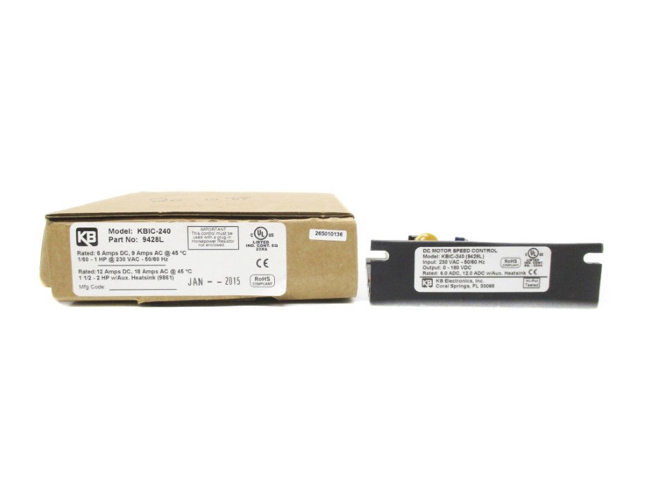 KB ELECTRONICS KBIC-240 (9428L) 230VAC NSMP