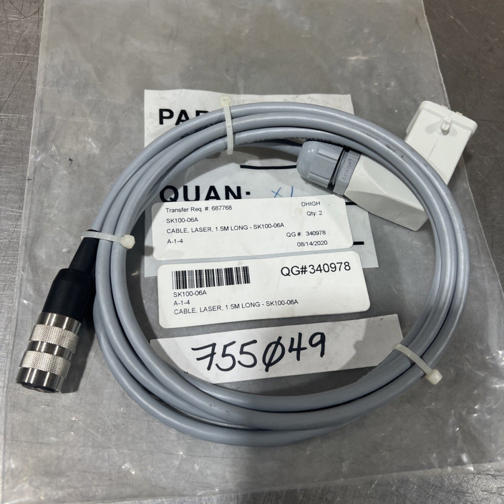 SL100-06A Cable, Laser 1.5 M Long Nos Surplus