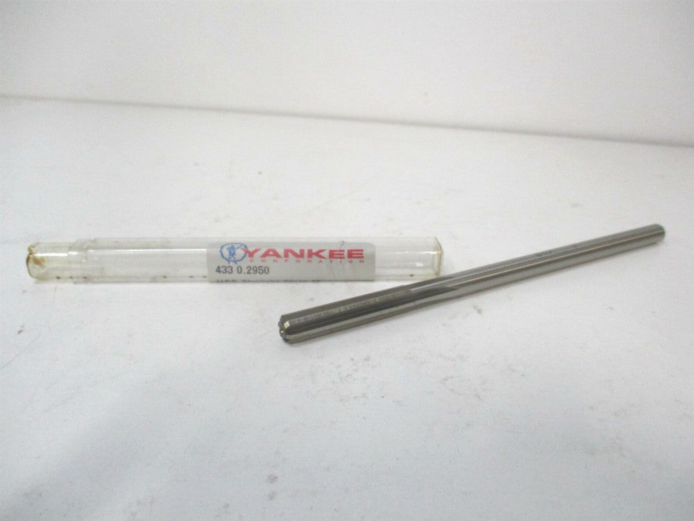 Yankee (433-0.2950) 1-1/2" x 6" Letter M HSS 6-Flute Straight Chucking Reamer 