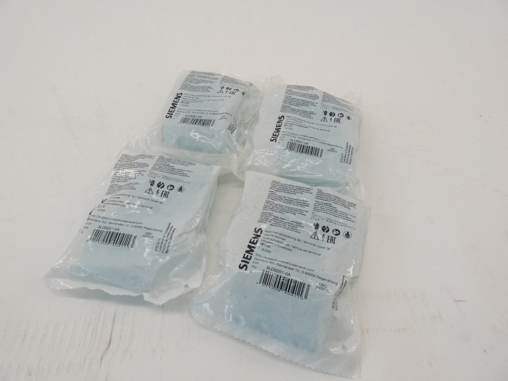 *Lot of 4* Siemens 3LD9251-0A Terminal Cover 3-Pole 3P - NEW Surplus!