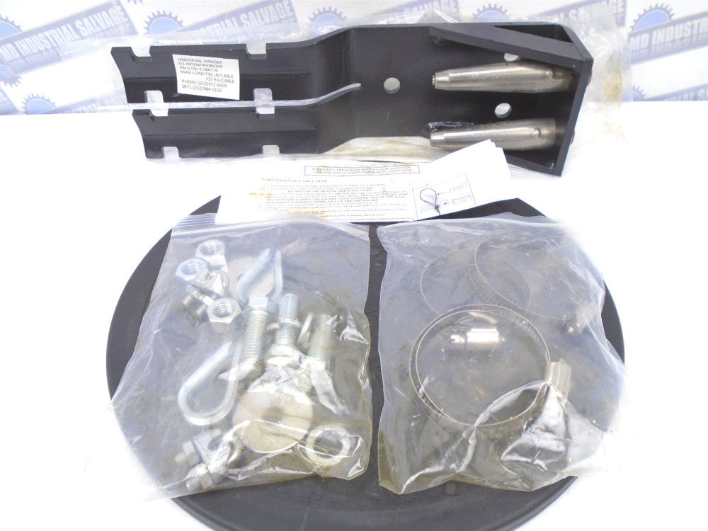 UNIVERSAL DUAL (2) CABLE HANGER - 5/32-2 SBKT-R 5/32 - 700lbs - (NEW in BAG)