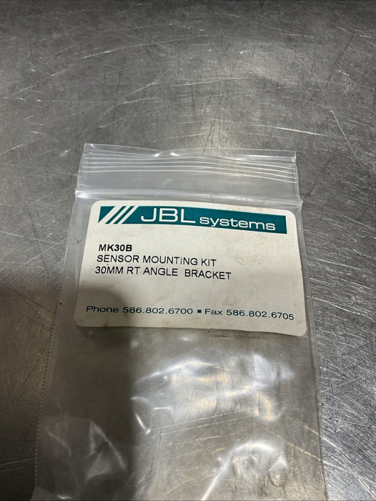 JBL Systems MK30B Sensor Mounting Kit 30mm Right Angle Bracket, NOS
